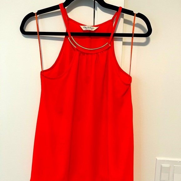 Miss Selfridge orange cami with neck detail. Size 10UK 6US - Picture 1 of 2
